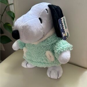 Peanuts Snoopy Plush - Mint Green Fleece Hoodie